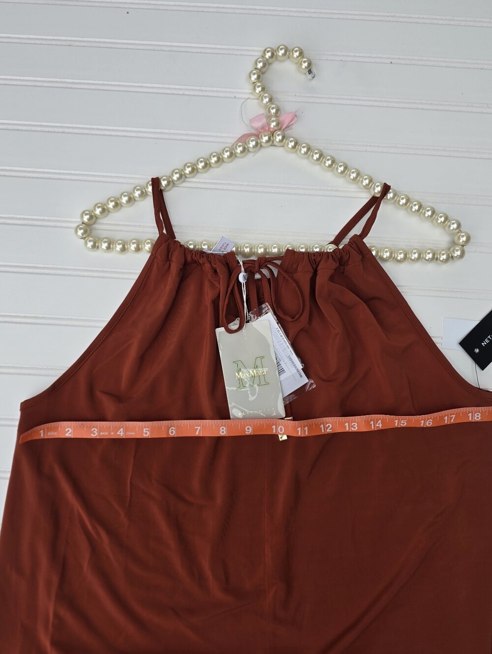NWT Max Mara Long Stretch Jersey Halter Maxi Dress - Size XS (New With Tags) - Picture 15 of 16